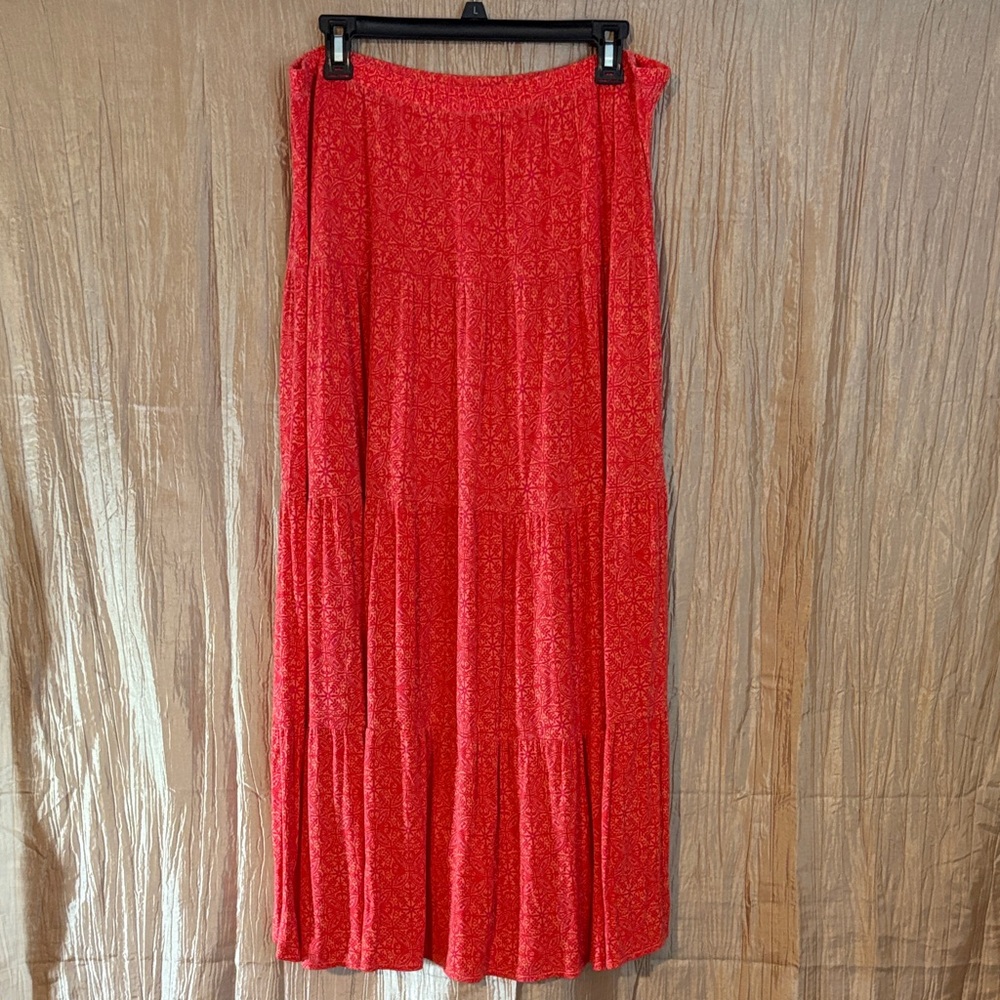 Elegant St. John’s Bay Red long Skirt